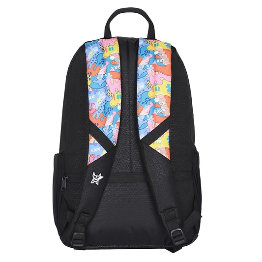 Arctic Fox School Bags Color Splash Castel rock 34 Liters School Backpack for Boys and Girls