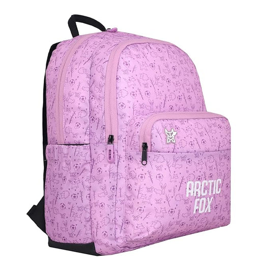 Arctic Fox Cuba Black 21 Liters School Backpack for Boys and Girls