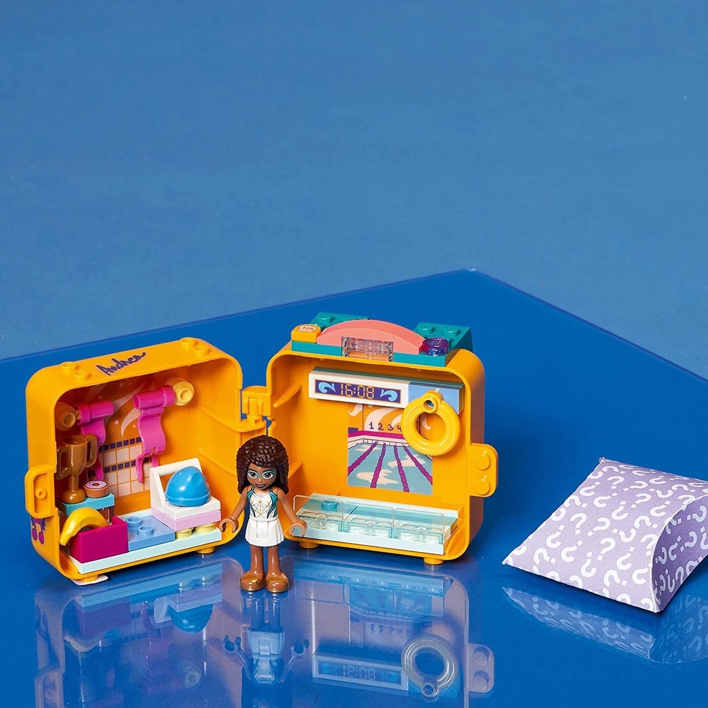 Lego Friends Andrea's Swimming Cube 41671 Building Kit Set; Includes a Pet Toy for Kids in a Random Color