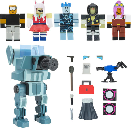 Roblox Action Collection - Tower Defense Simulator: Last Stand Playset with exclusive virtual item, figures, and accessories


