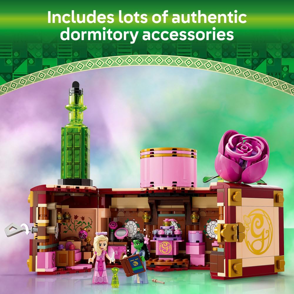 LEGO Wicked Glinda & Elphaba’s Dormitory Collectible Toy Model 75683 (740 Pieces)