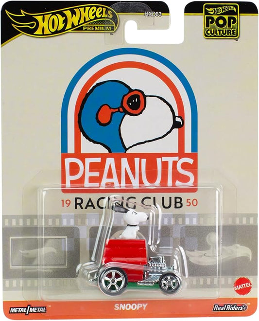 Hot Wheels Premium Pop Culture Peanuts Racing Club Snoopy