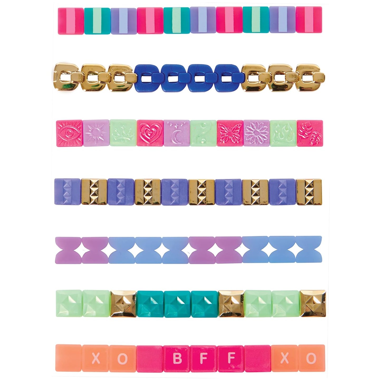 Cool Maker - POPSTYLE Bracelet Maker - Friendship Bracelet Making Kit - 1 Machine with Storage, 170 Beads and 22 Reusable Elastic Bands