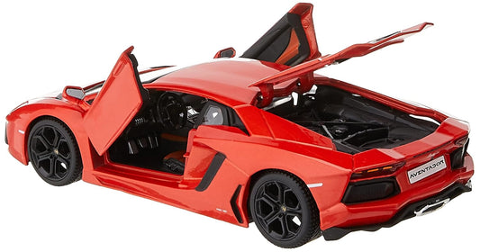 Lamborghini Aventador LP 700-4 Metallic Orange 1:24 Scale Diecast Model Car by Maisto – Official Licensed Supercar Collectible