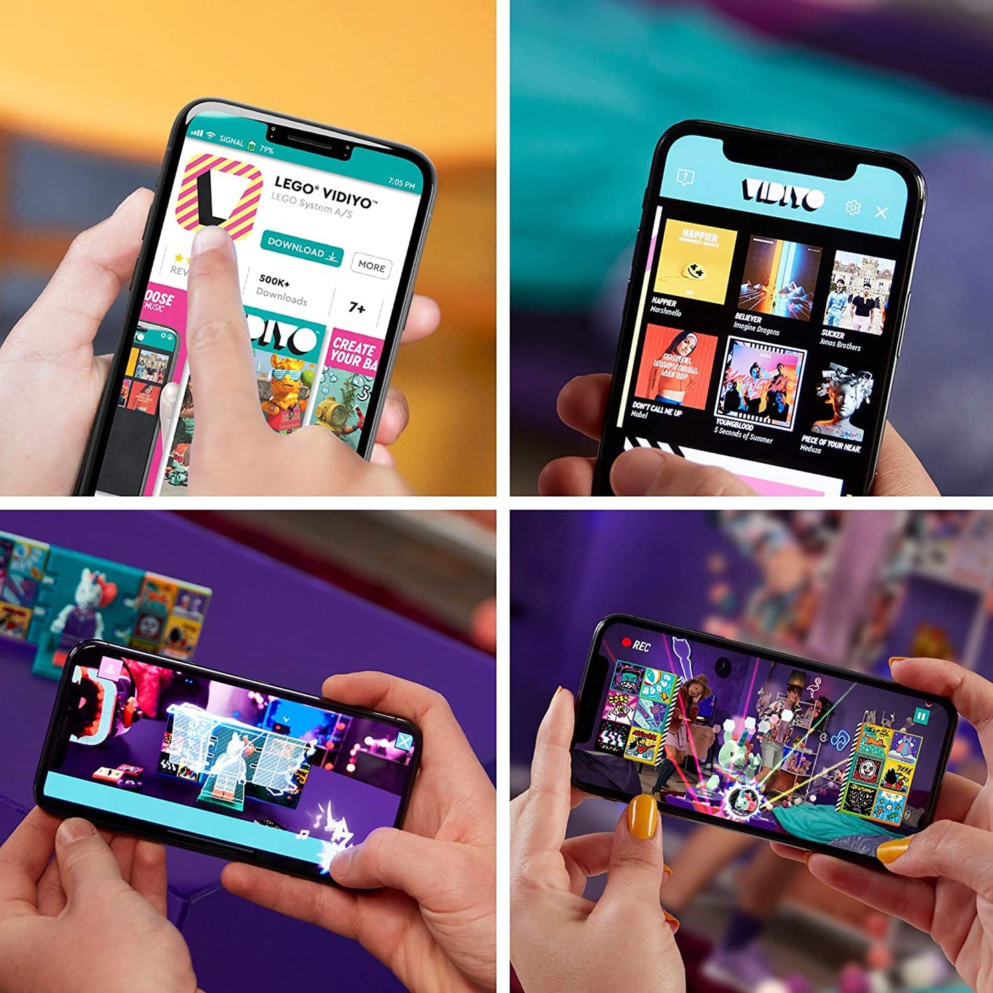 (Box Damage) Lego VIDIYO Unicorn DJ Beatbox 43106 Building Kit with Minifigure; Creative Kids Will Love Producing Music Videos Full of Songs, Dance Moves and Special Effects, New 2021 (84 Pieces)