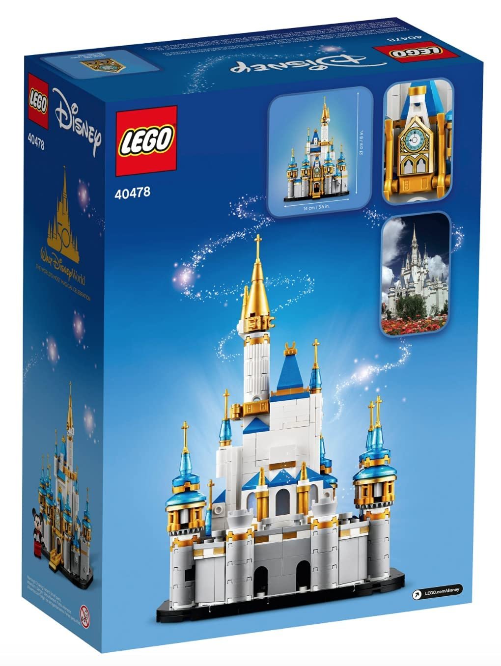 (Box Damage) LEGO Mini Disney Castle 50th Year Anniversary (40478)