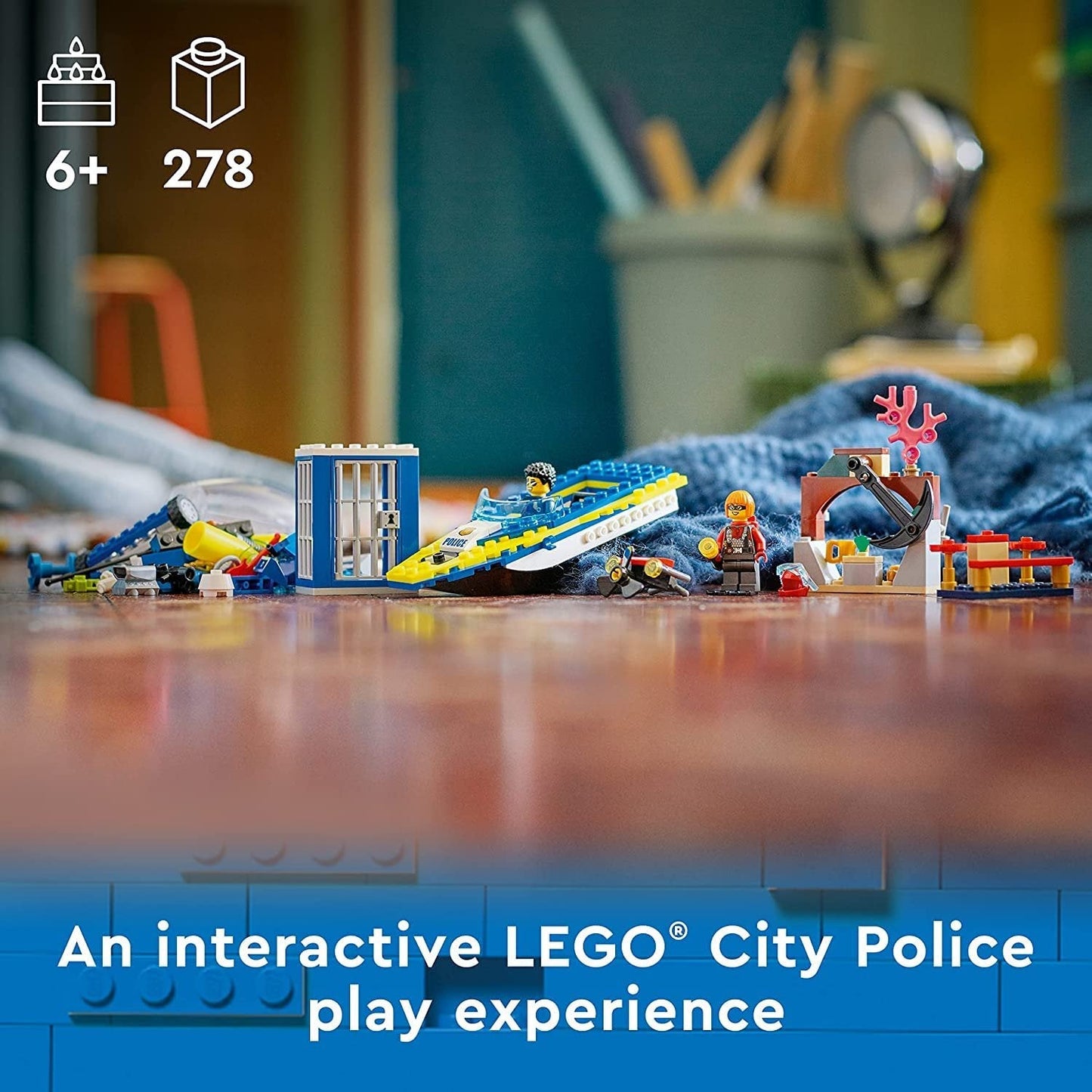 Lego 60355 City Water Police Detective Missions (278 Pieces)