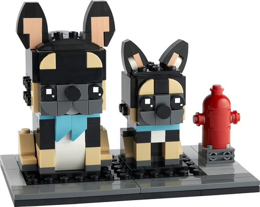 LEGO 40544 BrickHeadz French Bulldog and Puppy – 237 Pieces Building Set
