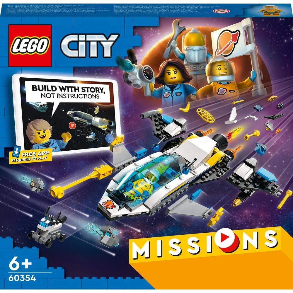 LEGO 60354 City Mars Spacecraft Exploration Missions  Building Kit (298 Pieces)