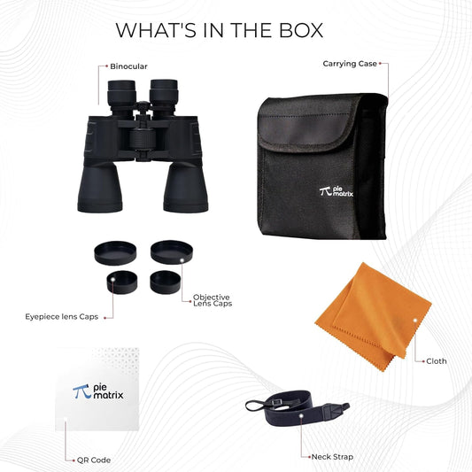 Pie Matrix Hawk 10x50 Binoculars – Power, Precision & Grip for Outdoor Pros