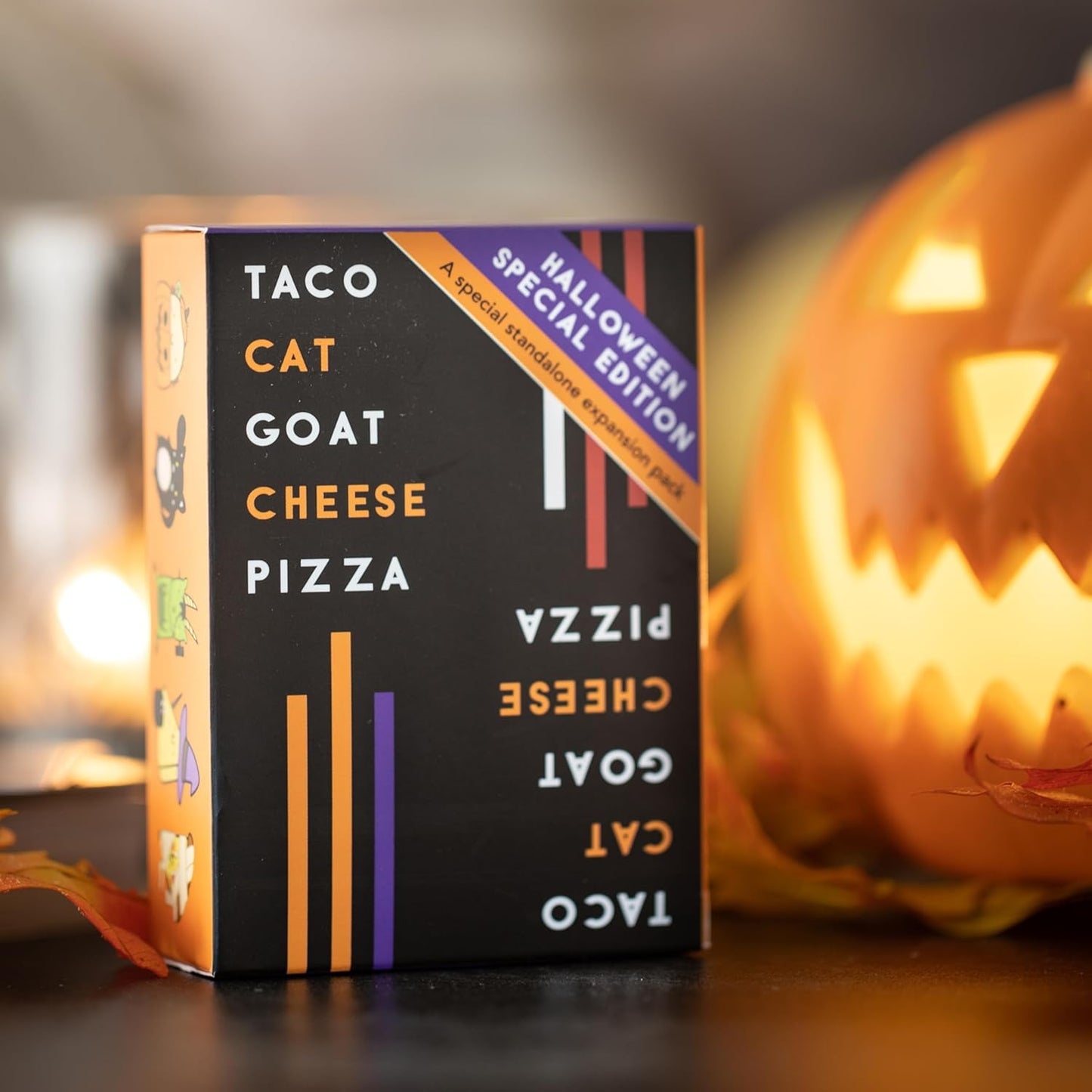 Taco Cat Goat Cheese Pizza Halloween Edition Board Game