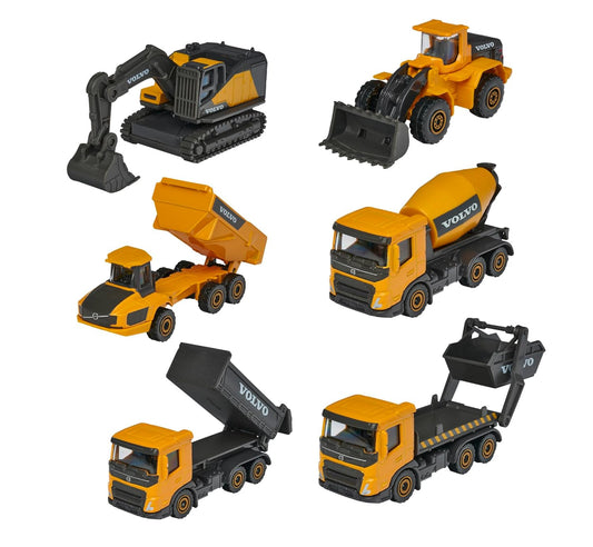 Majorette Volvo Construction Series – Single Pack Die-Cast Vehicle Playset