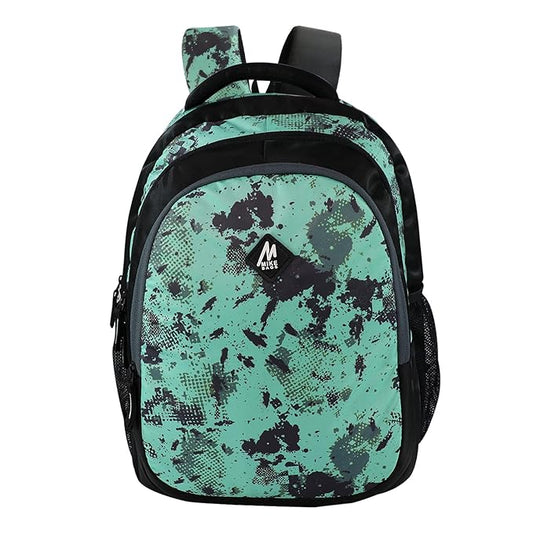 Mike School Bags Trio Backpack – 17L | Stylish & Spacious Sea Green Backpack