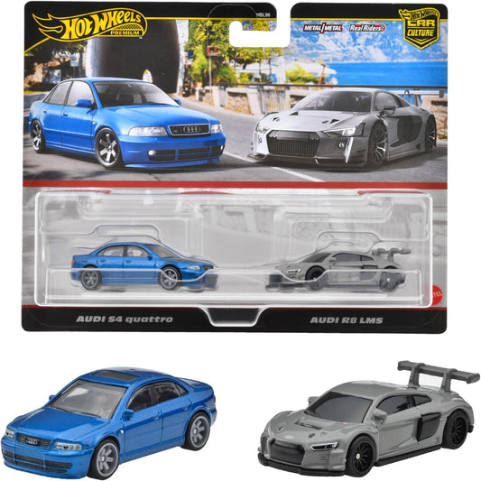 Hot Wheels Premium Car Culture Audi S4 Quattro & Audi R8 LMS