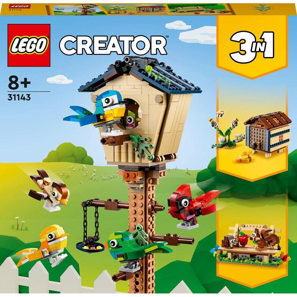 LEGO Creator 3in1 Birdhouse 31143 Building Toy Set (476 Pieces)