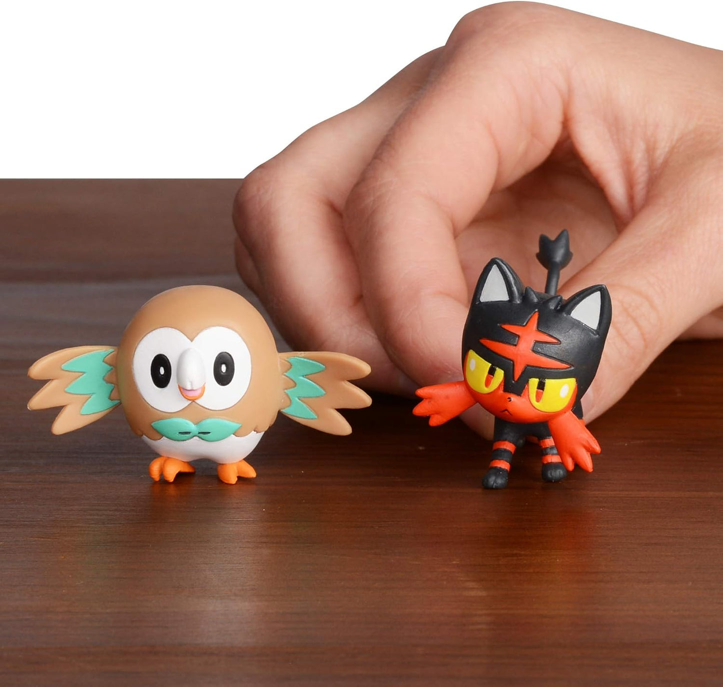 Pokemon - Battle Figure Pack - Rowlet + Litten