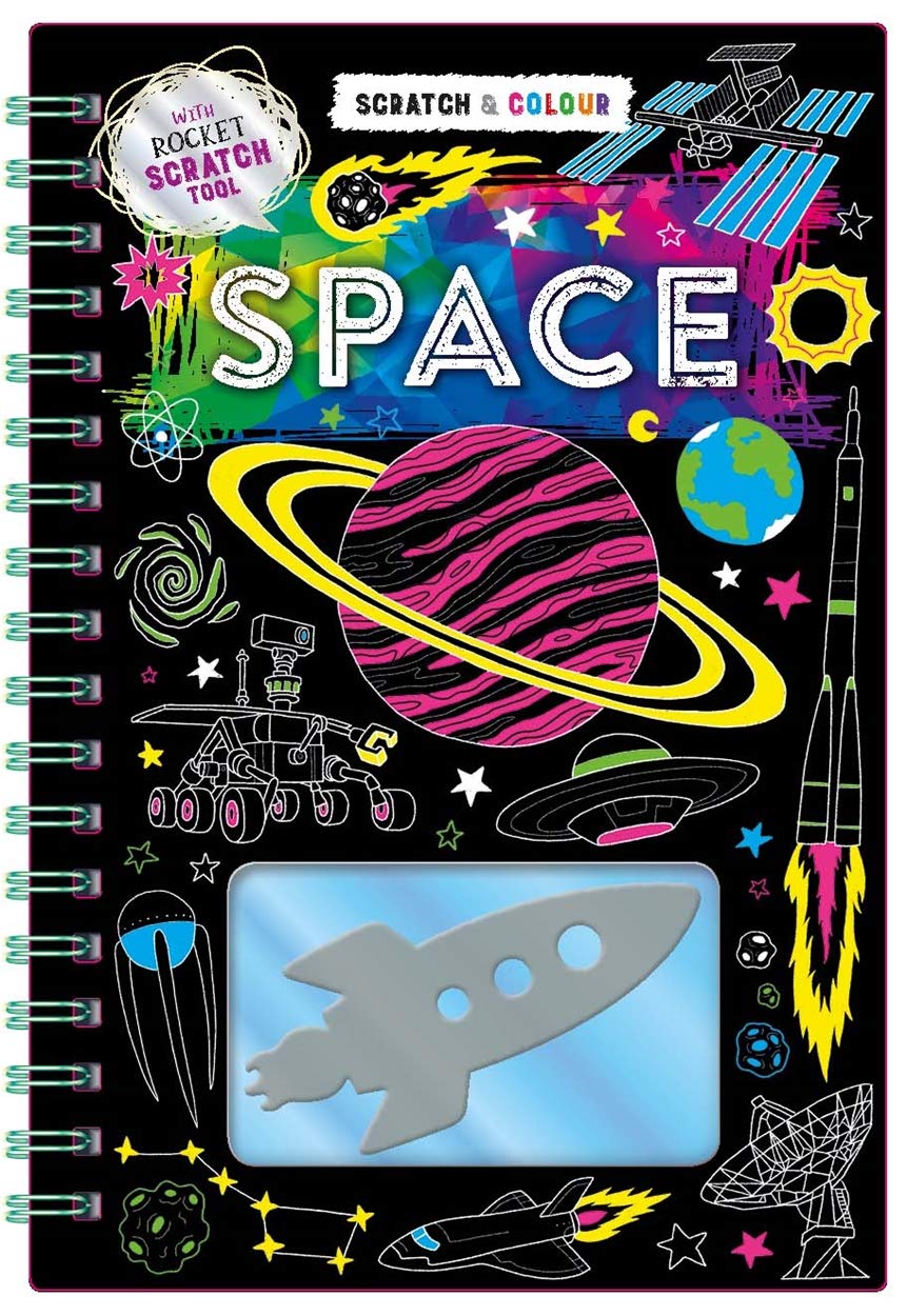 Scratch & Colour: Space – Explore the Cosmos in Vibrant Colors! (Hardcover by Autumn)