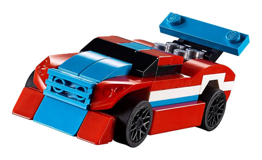 LEGO 30572 Creator Race Car Red, White, Blue Building Set (Polybag)