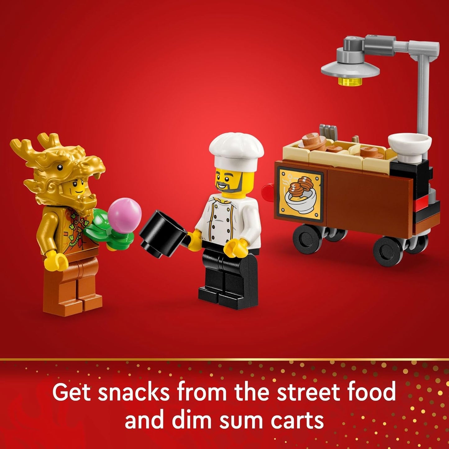 LEGO 80113 Spring Festival Family Reunion Celebration Restaurant Toy (1823 Pieces)