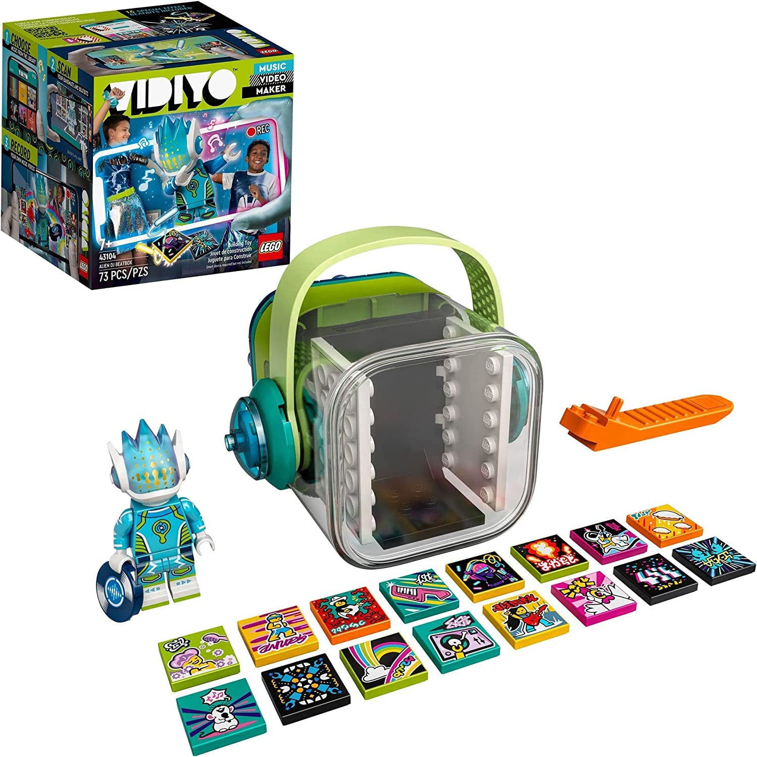 Box Damage – LEGO VIDIYO Alien DJ BeatBox 43104 with Minifigure and Music Video Creator Features (73 Pieces)