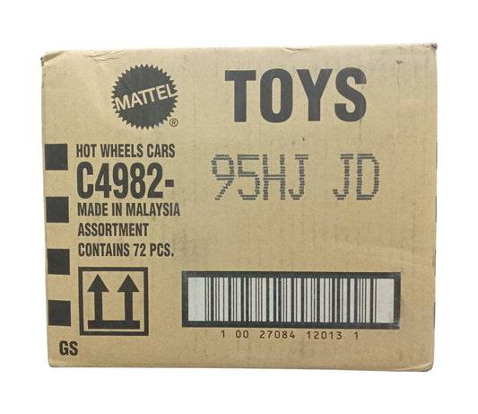 Hot Wheels 2025 Factory-Sealed Case  J (95HJ  JD) – 72 Die-Cast Cars by Mattel (Brand New Box)