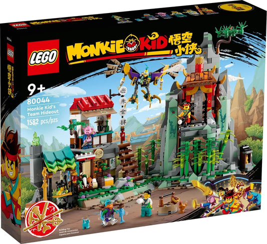 LEGO 80044 Monkie Kid's Team Hideout – Action-Packed Building Set for Age 9+