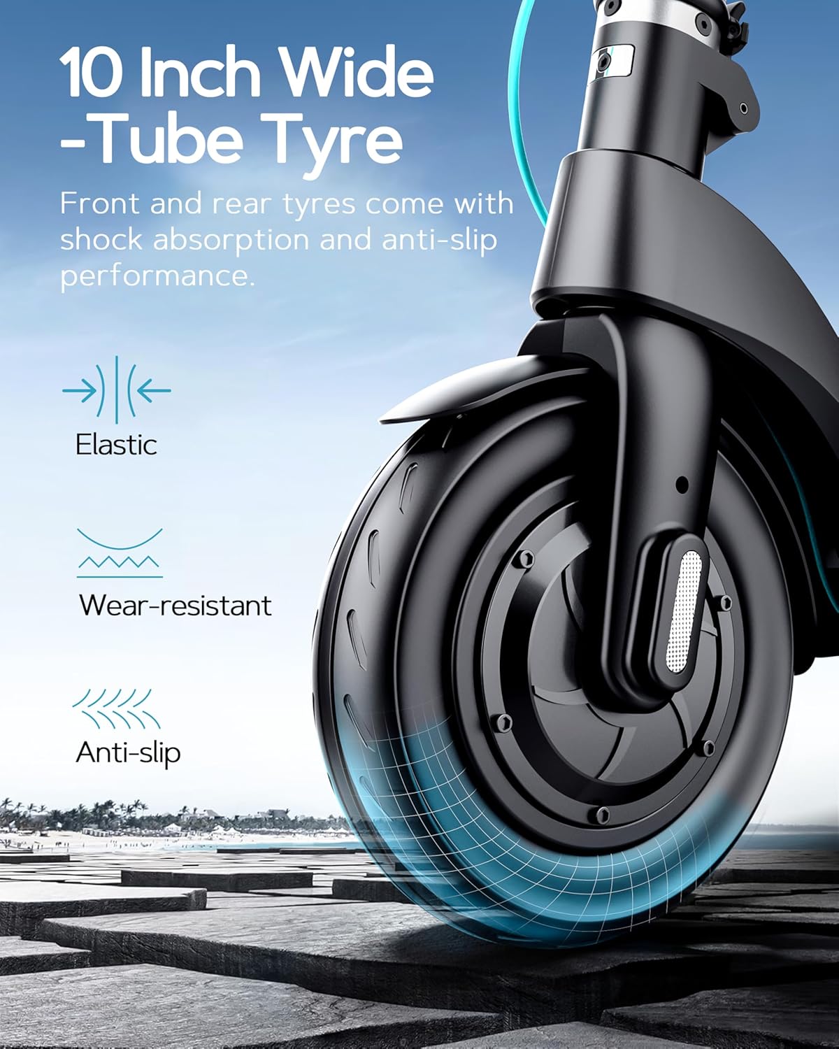 UBOARD X7 Electric Scooter – 25Km Range, Foldable, Lightweight Ride for Adults (Silver)