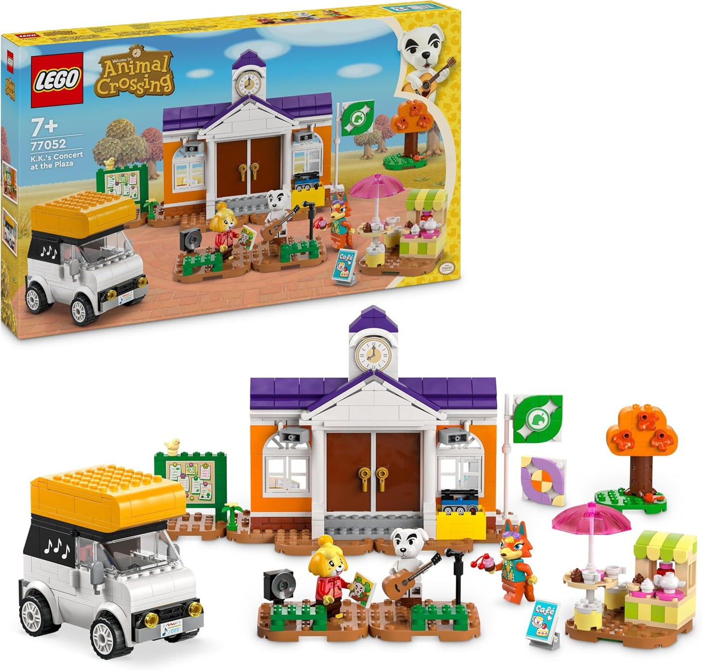 LEGO 77052 Animal Crossing K.K.'s Concert at the Plaza Building Set (550 Pieces)