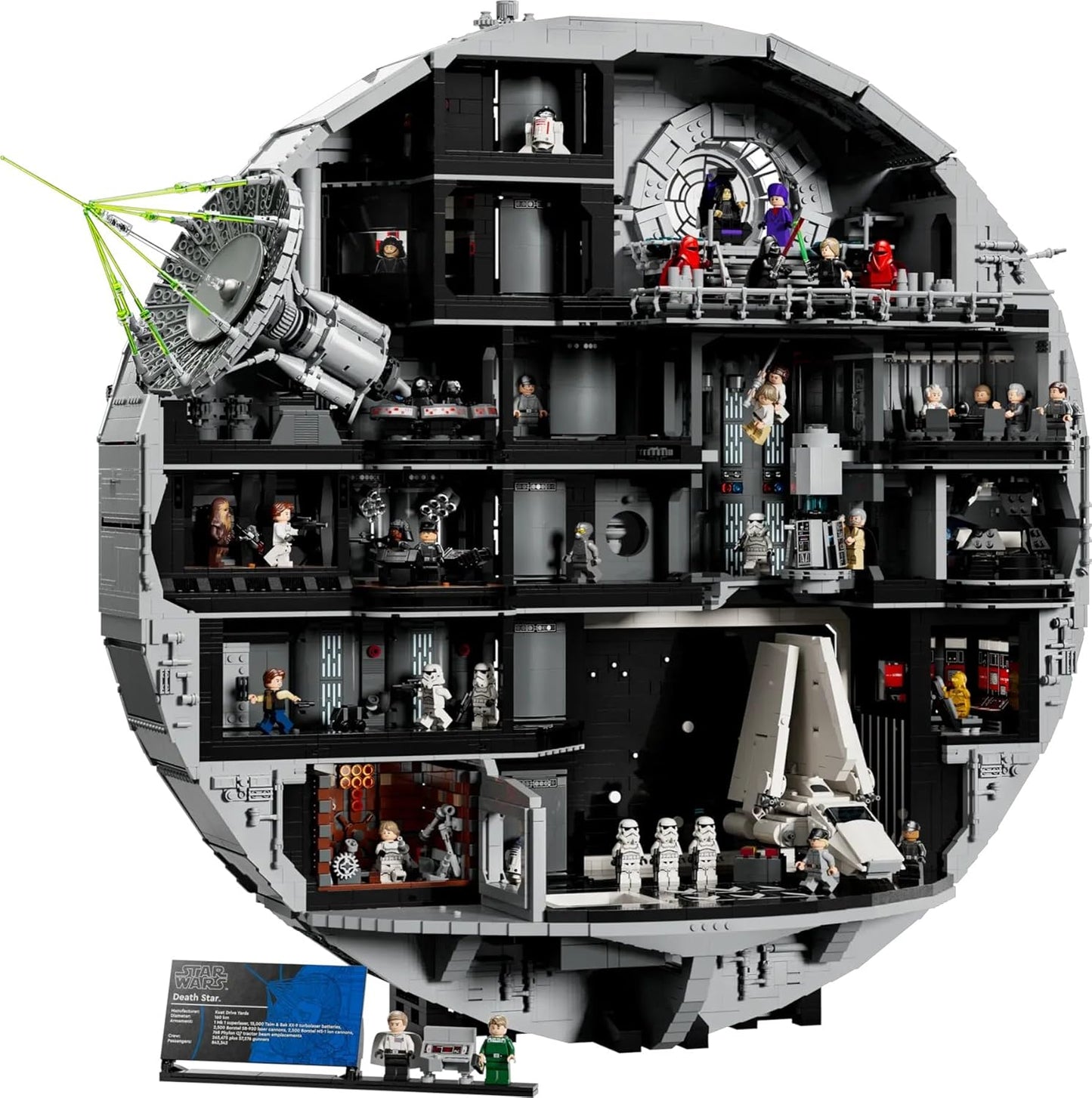 LEGO 75419 UCS Death Star – 9,023 Pieces, 40 Minifigures, Ultimate Collector Series, Star Wars 2025