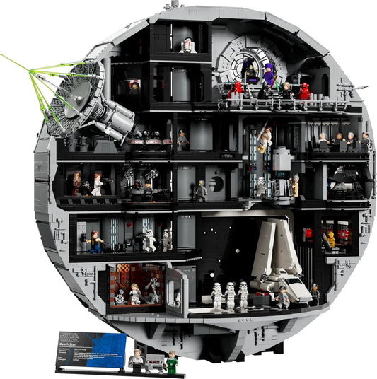 LEGO 75419 UCS Death Star – 9,023 Pieces, 40 Minifigures, Ultimate Collector Series, Star Wars 2025