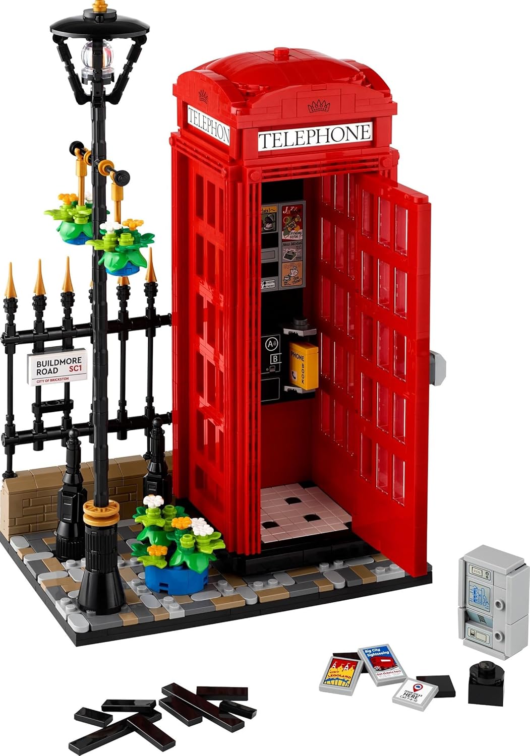 LEGO 21347   Red London Telephone Box