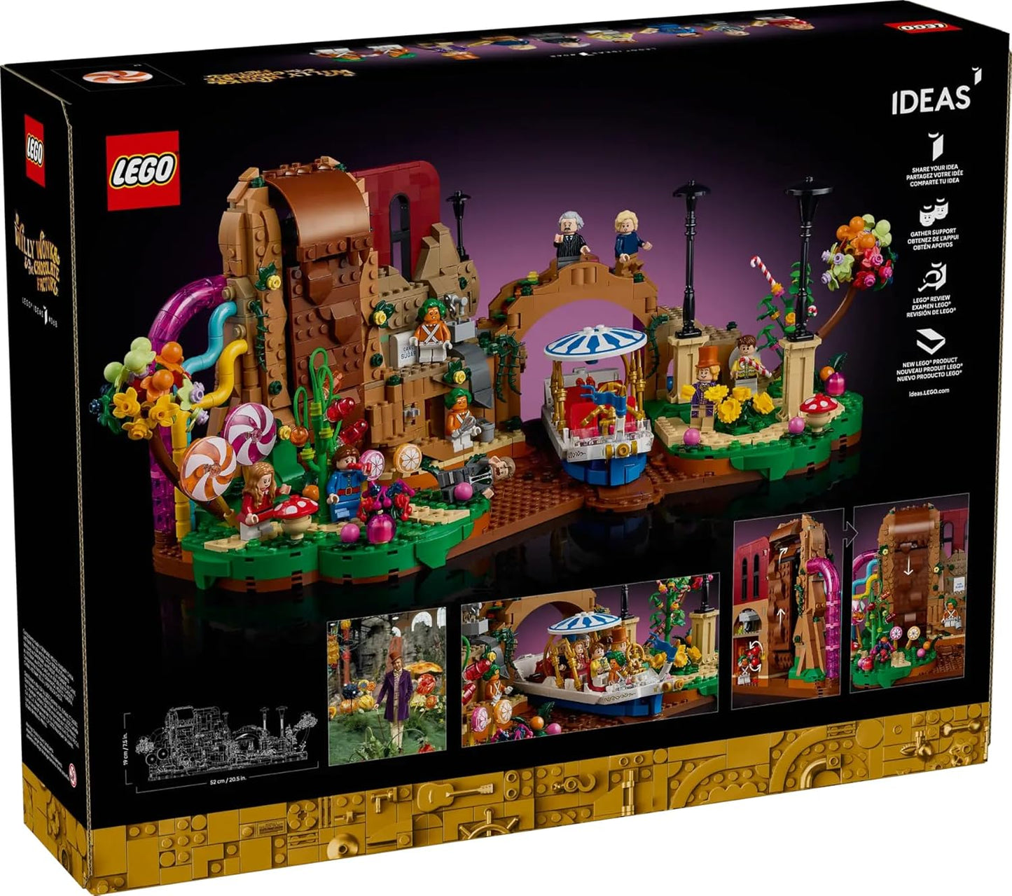 LEGO® Ideas 21360 Willy Wonka & the Chocolate Factory Collectors’ Building Kit (2025 Pieces)