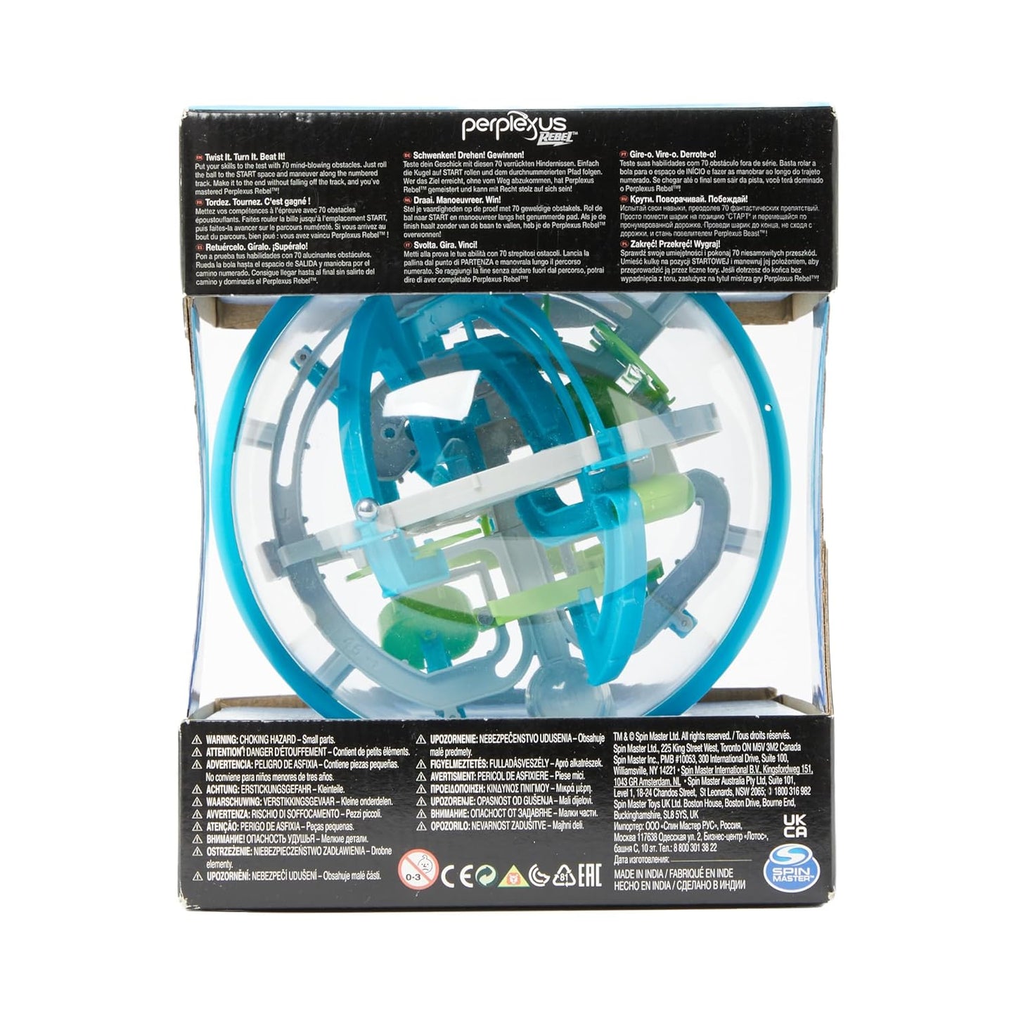 PERPLEXUS Spin Master Games Funskool Rebel, 3D Maze Game with 70 Pcs Obstacles for Kid