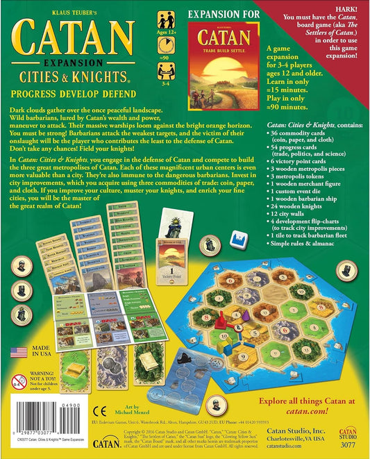 Catan: Cities & Knights Expansion Board Game