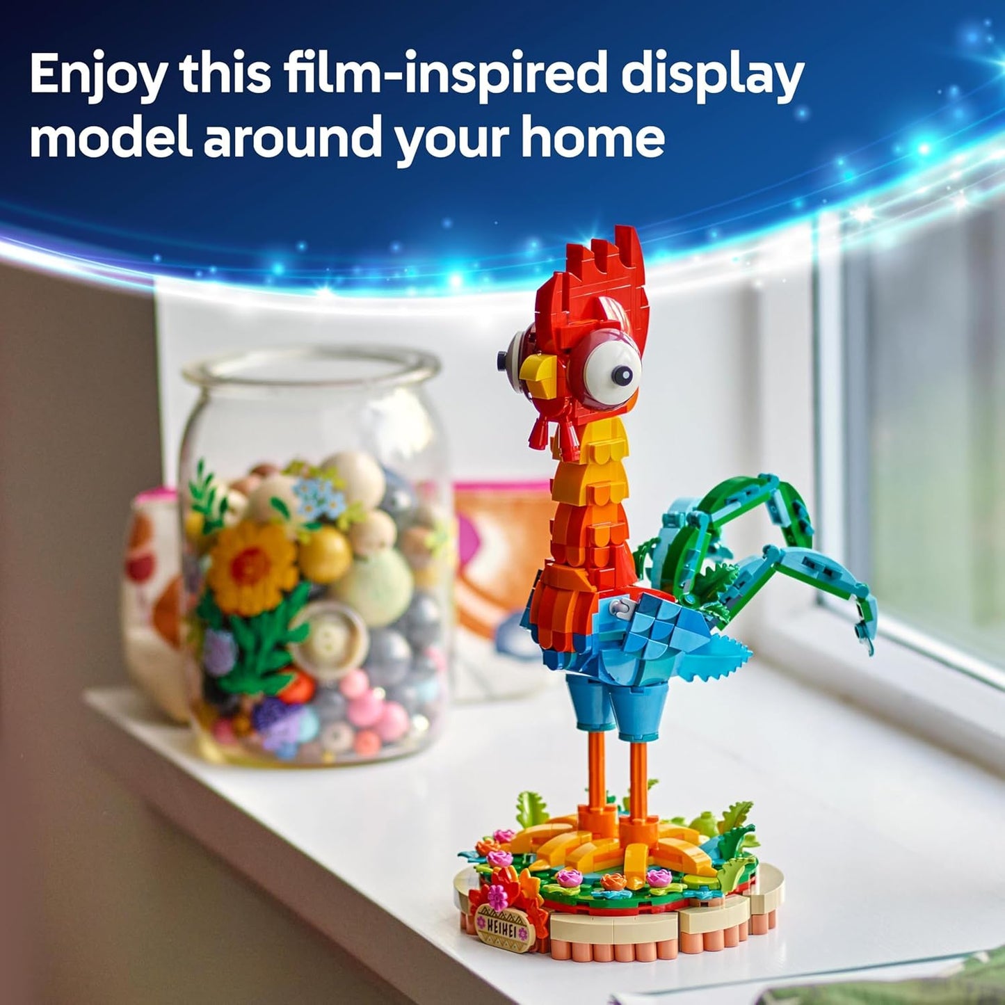 LEGO Disney Moana 2 Heihei – Buildable Animal Model Kit