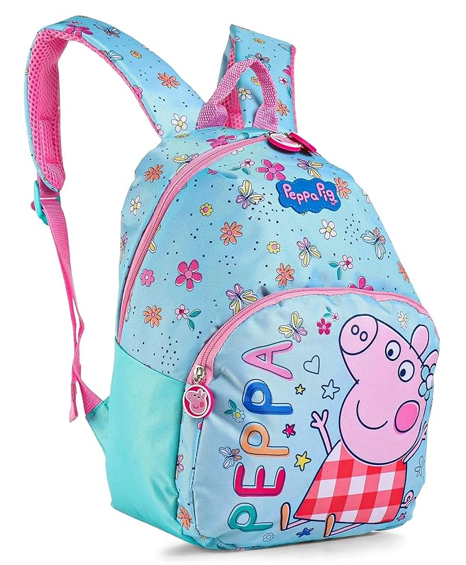 STRIDERS Peppa Pig 13-Inch Backpack Kids School Bag for Girls, and Preschoolers Fun & Cute Peppa Pig Design (2 yr to 4 yr) Kids