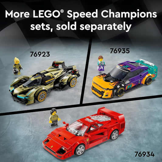 LEGO Speed Champions Ferrari F40 Supercar Vehicle Toy 76934 Building Blocks Toys for 9+ Gift for Boys and Girls
