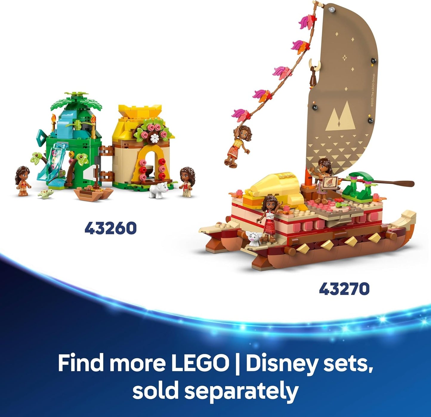 LEGO Disney Moana 2 Heihei – Buildable Animal Model Kit