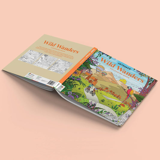 Art Maker Wild Wonders Colouring Book by Hinkler – A Creative Journey Through Nature’s Beauty (Paperback)