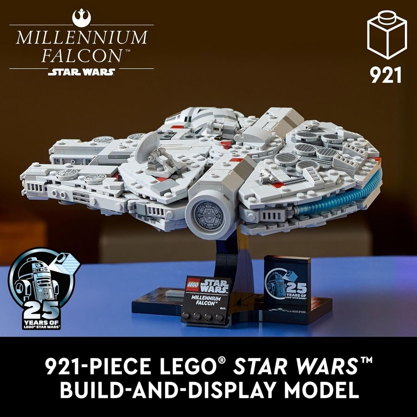 LEGO 75375 Starship Model for Home Décor (921 Pieces)