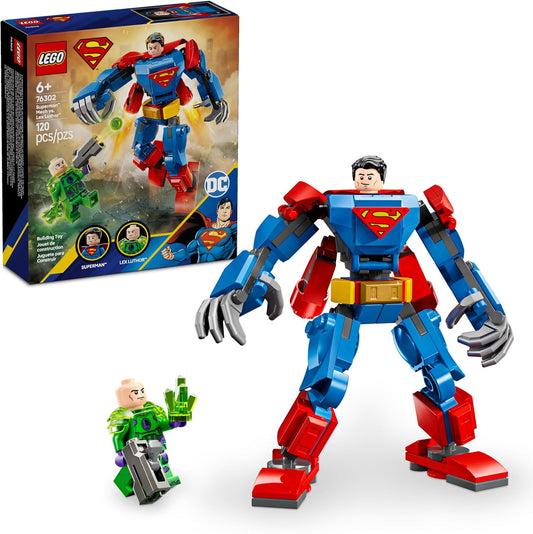 LEGO 76302 DC Superman Mech vs. Lex Luthor Building Set (120 Pieces)