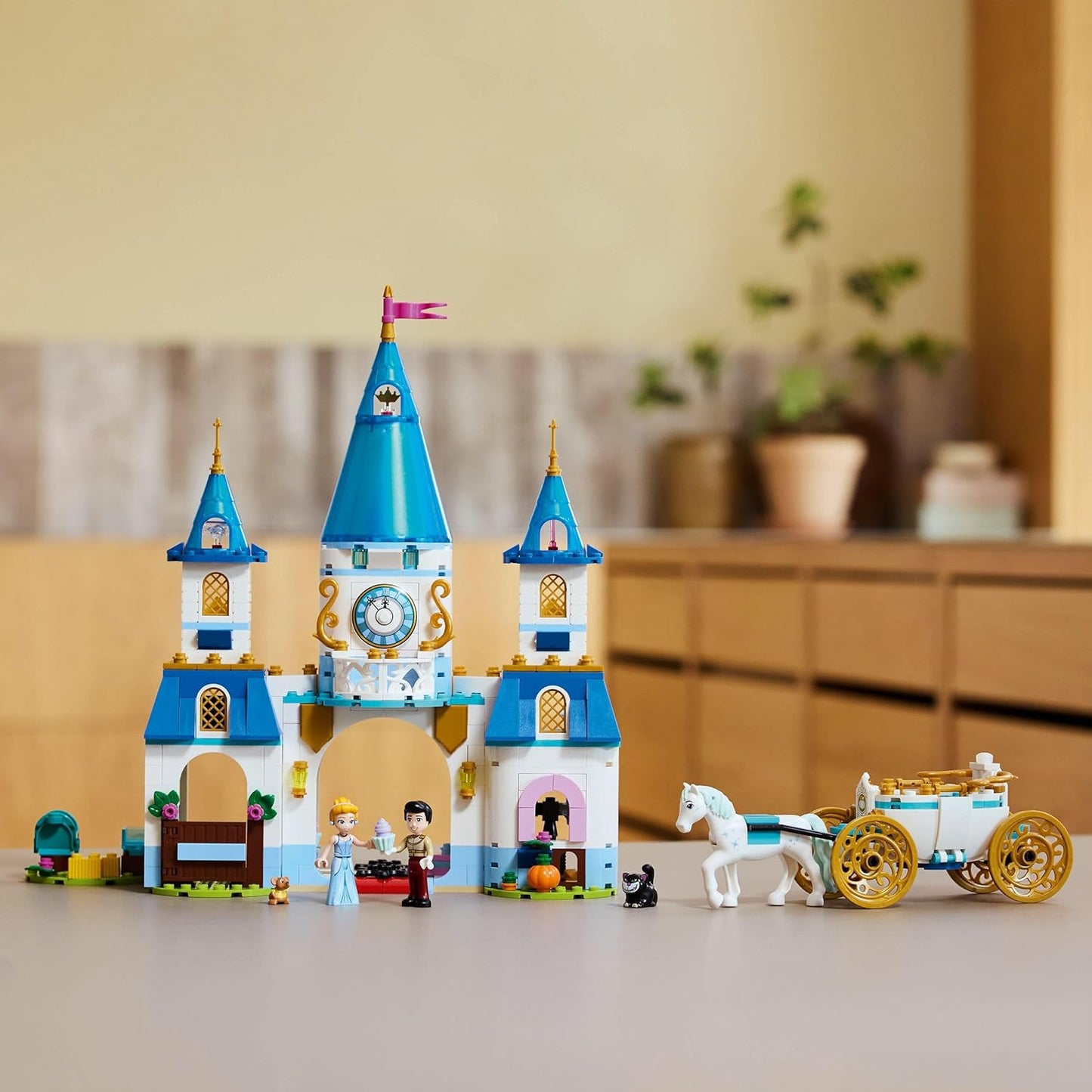 LEGO ǀ Disney Princess Cinderella’s Castle & Horse Carriage Building Set 43275 Building Blocks Toys for 6+ Gift for Boys and Girls