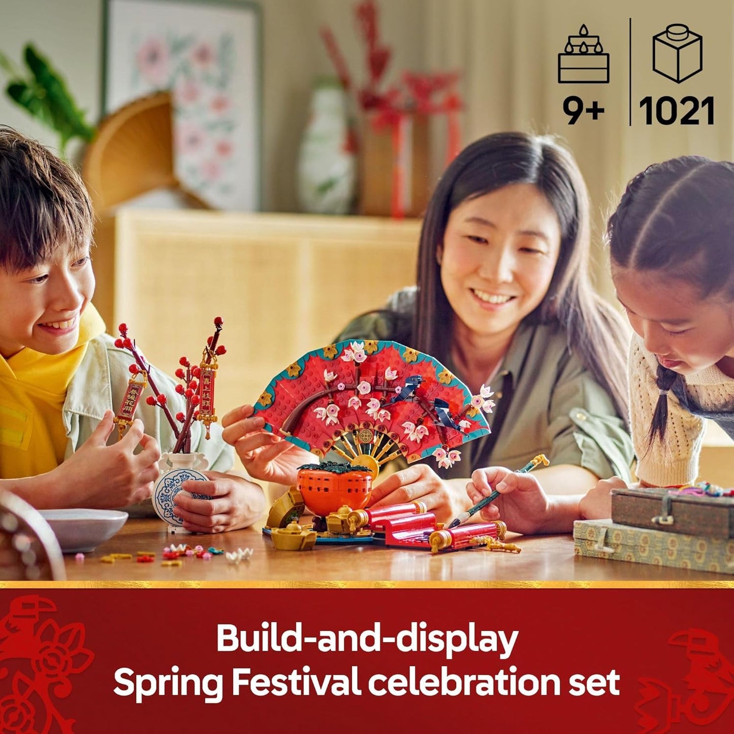 LEGO 80117 Spring Festival Good Fortune Building Set (1021 Pieces)