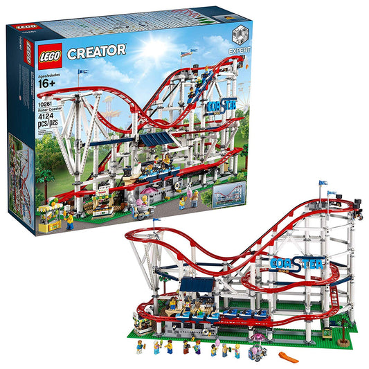 LEGO 10261 Creator Expert Roller Coaster – Amusement Park Building Set (4124 Pieces)
