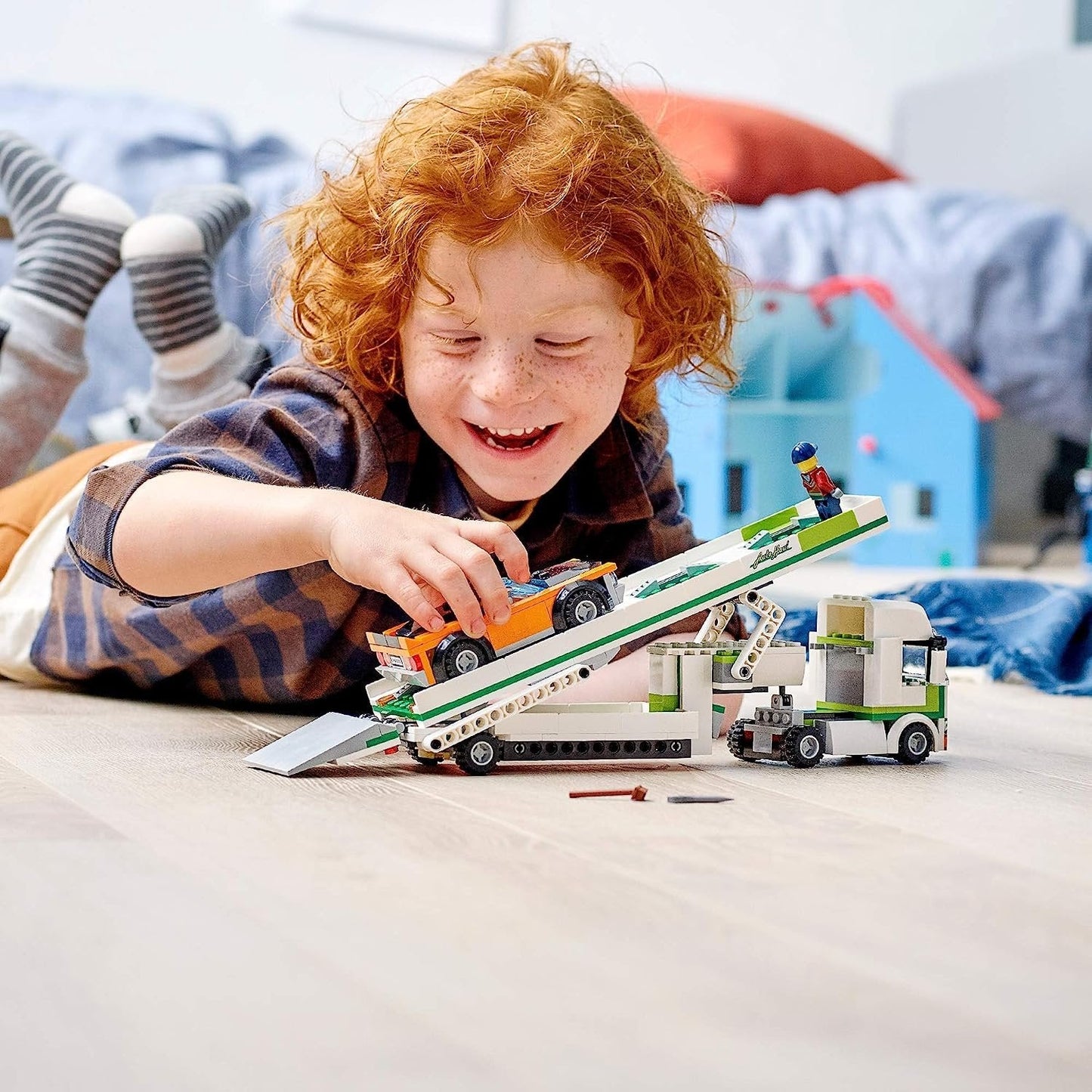 LEGO 60305 City Car Transporter Building Kit (342 Pieces)