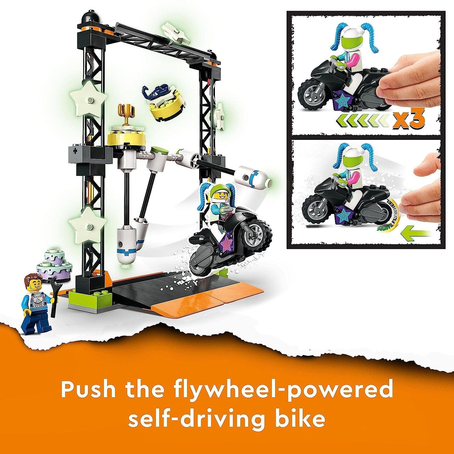 LEGO 60341 City The Knockdown Stunt Challenge (117 Pieces)