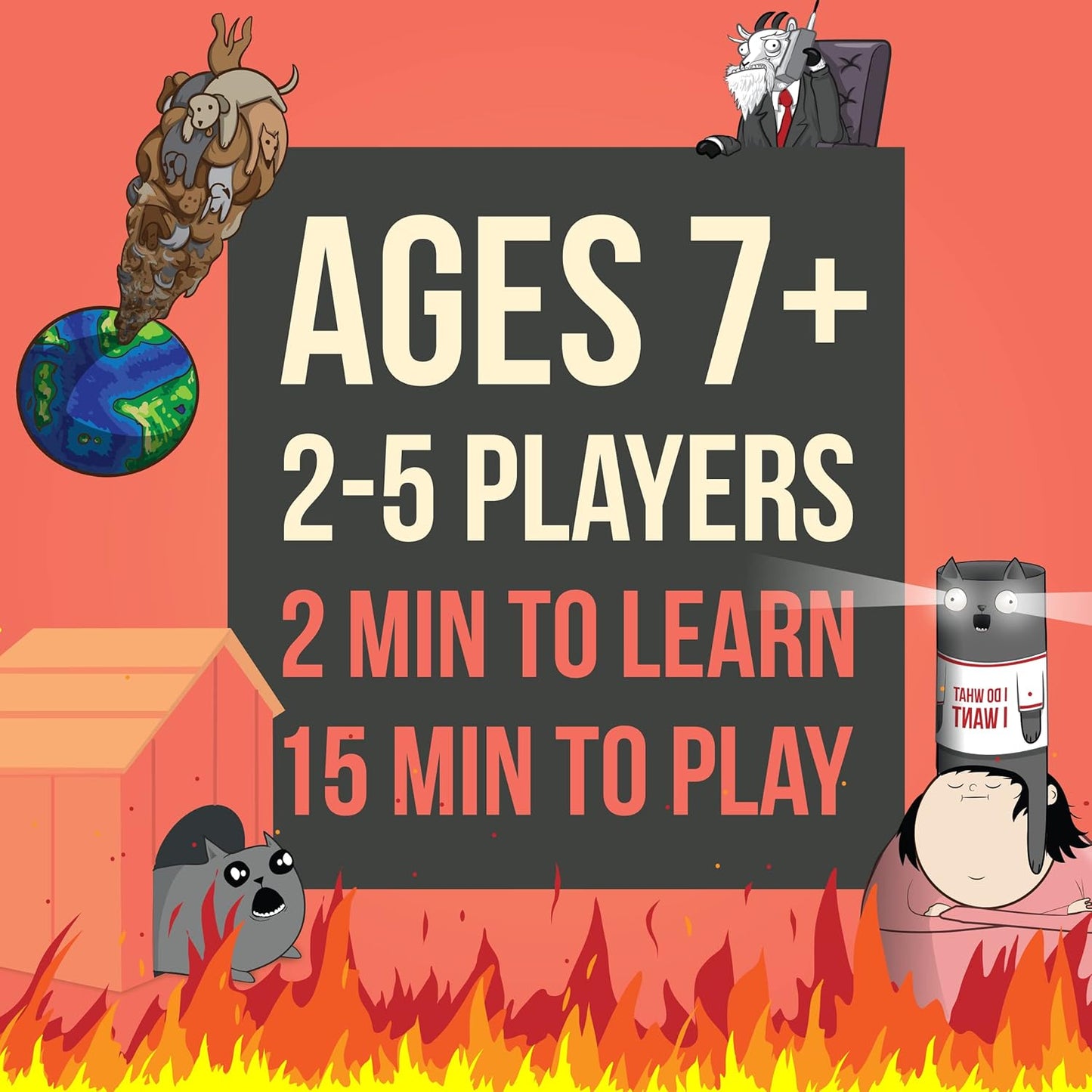 Barking Kittens : Exploding Kittens Expansion Board Game