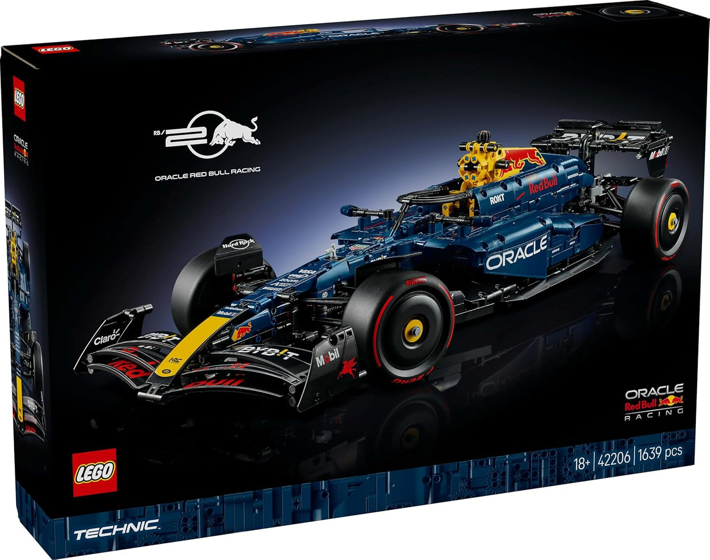 LEGO Technic Oracle Red Bull Racing RB20 F1 Car 42206 – Advanced Model Kit for Adults (18+)