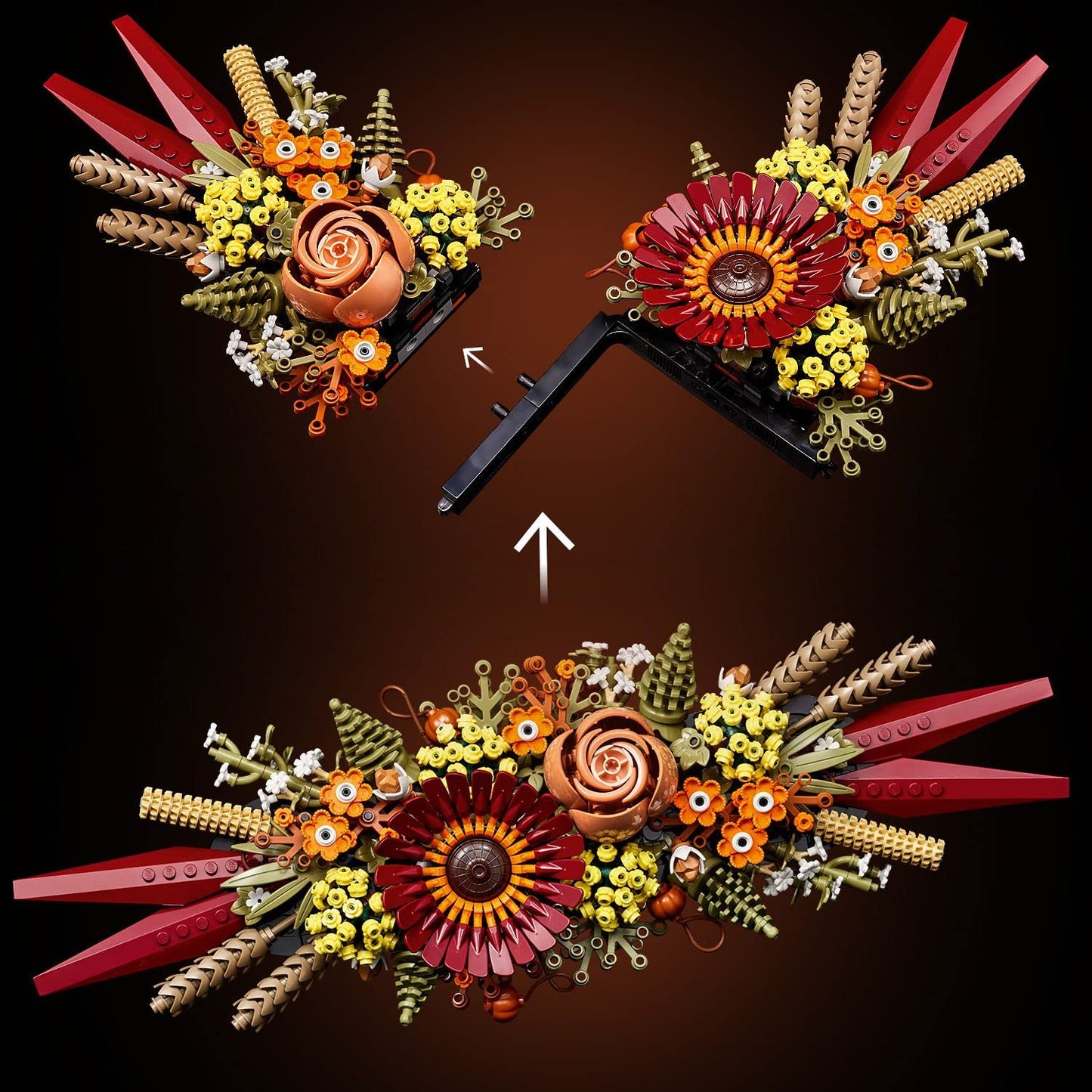LEGO Icons Dried Flower Centrepiece 10314 Building Kit (812 Pieces)- Botonical Collection