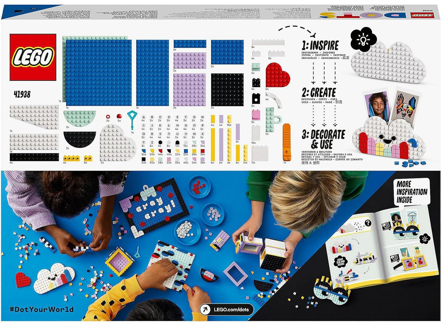 LEGO 41938  DOTS Creative Designer BoxDIY Craft Decoration Kit